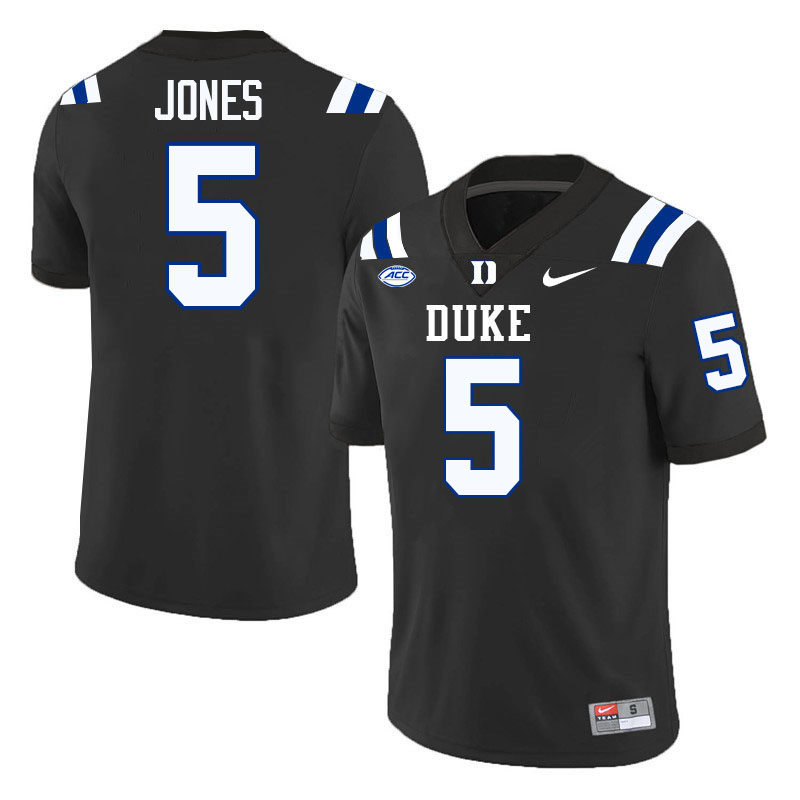 Peyton Jones Duke Jersey,Duke Blue Devils #5 Peyton Jones Jersey Youth College-Black